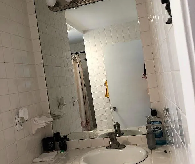 Sink in bathroom