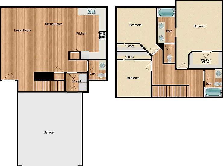 Plan B1 Floorplan Diagram