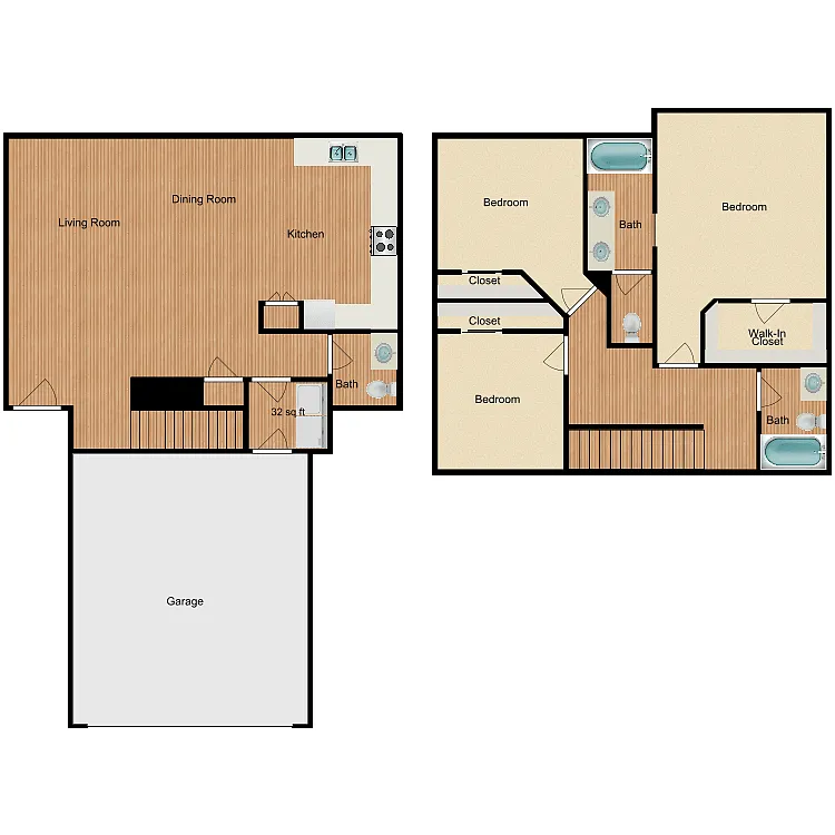 Floor plan Plan B1