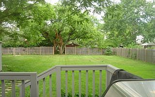 fenced yard great large lot