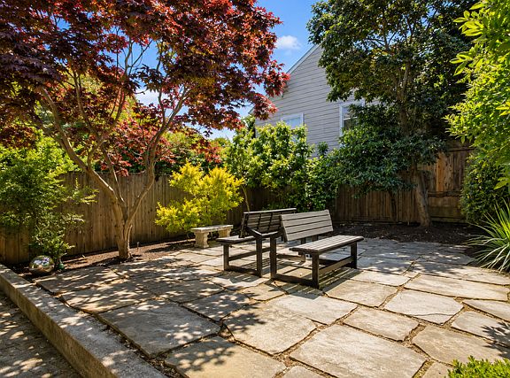 rear shared backyard