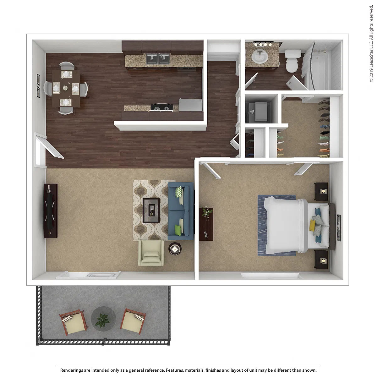 Floor plan 1 X 1
