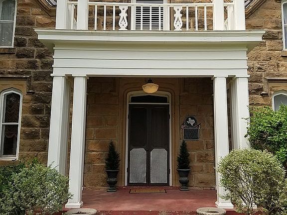Front Porch with Balcony