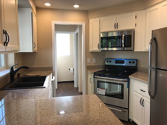 Kitchen includes granite 
