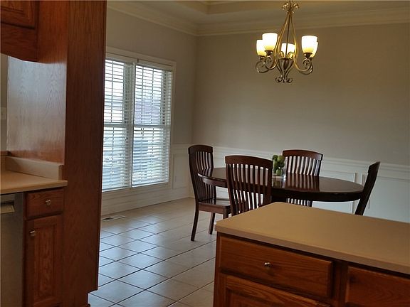 Kitchen is open to Dining Room