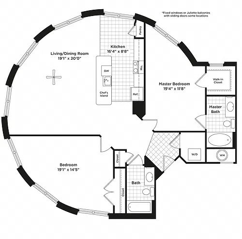Floor plan B17B