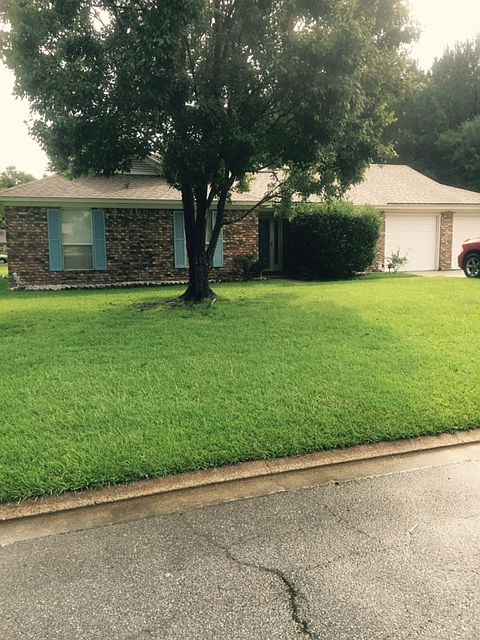 All brick corner lot