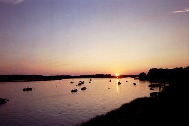 Sunset photo taken from our porch