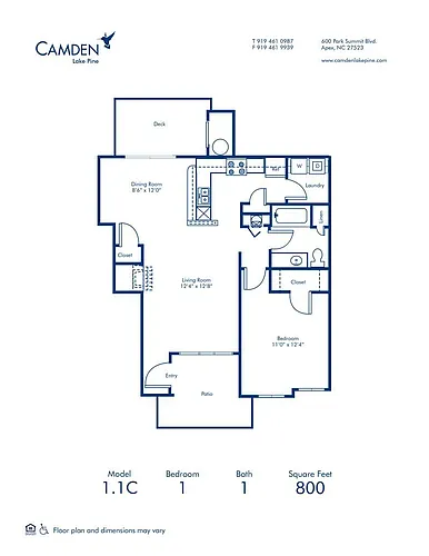 Floor plan 11C