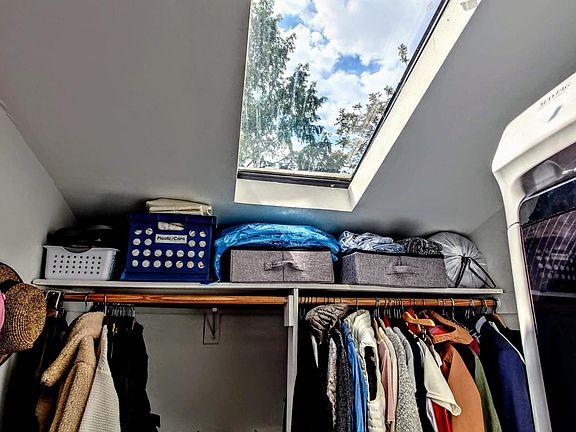Walk-in closet with skylight!!!