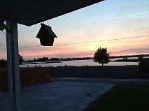 patio sunset