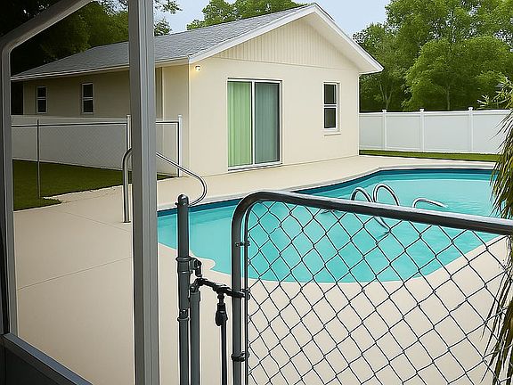Cottage and Pool