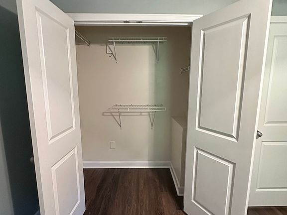 Back bedroom on second level closet