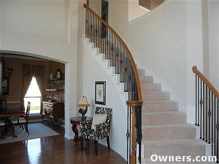 stairway and sitting area