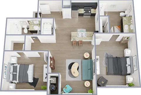 Two bedroom, two bath, 960 square foot apartment home Two bedroom, two bath, 960 square foot apartment home
