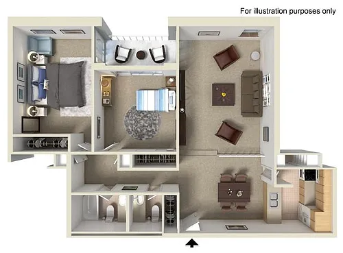 Floor plan 2CWD