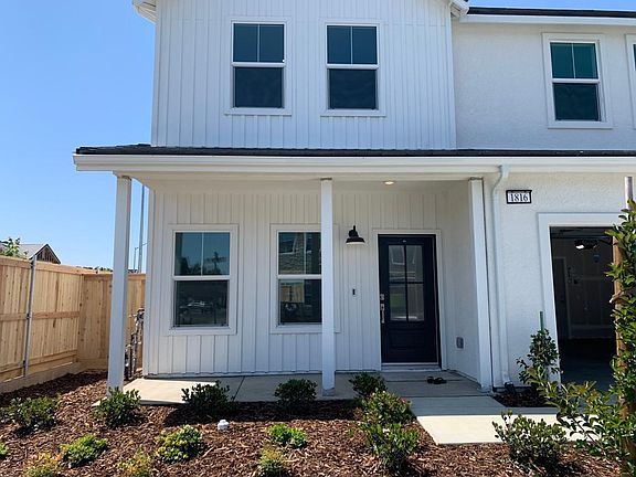 Front door and porch