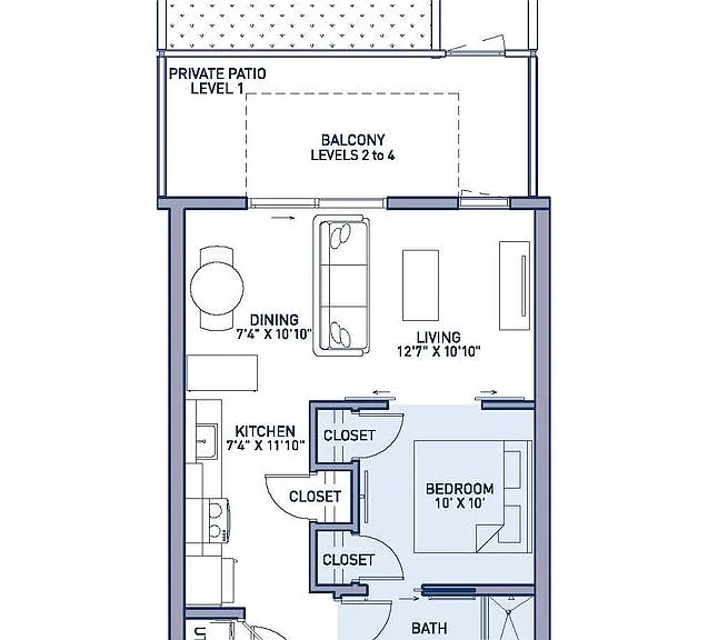 Tribute Apartments at R1VER — Photo 17