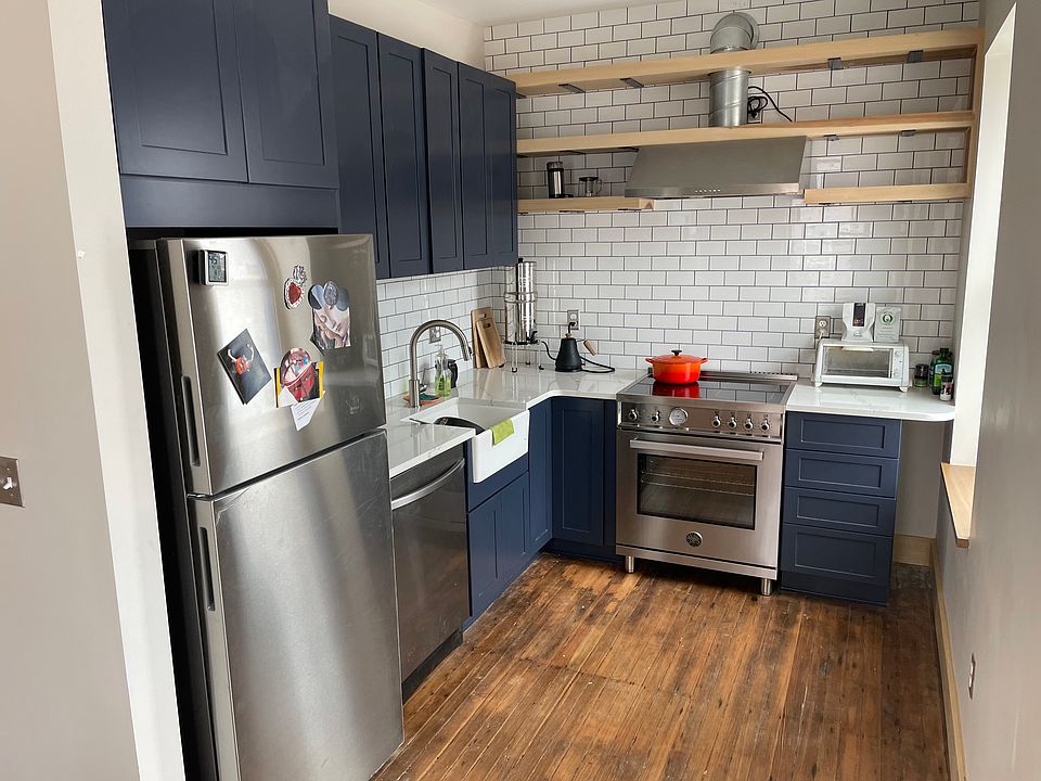 Kitchen with Bertazzoni induction range