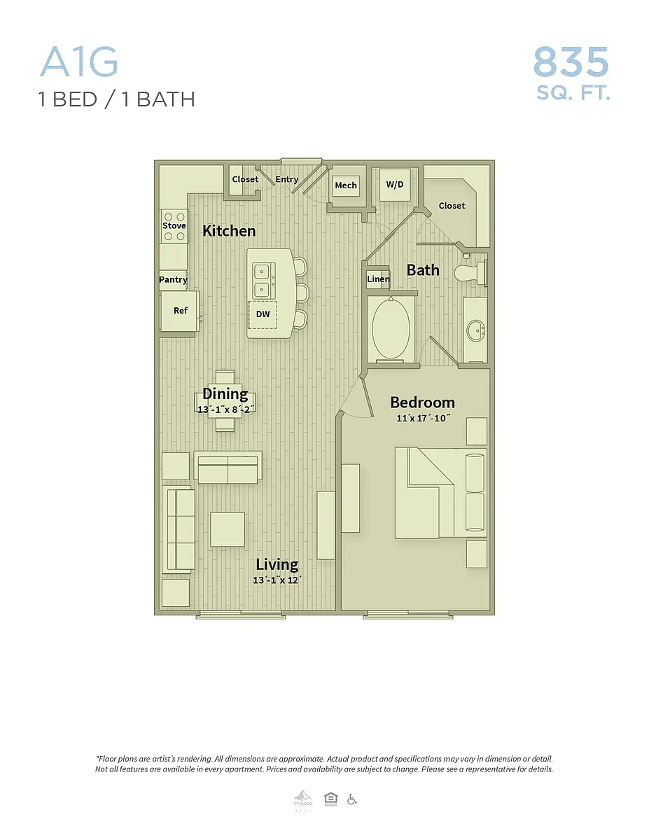 Floor plan A1G