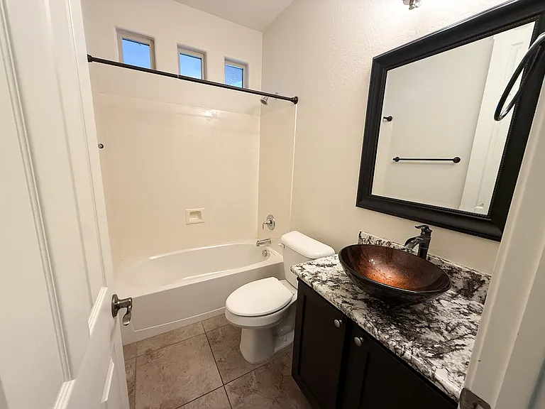 First floor full bath