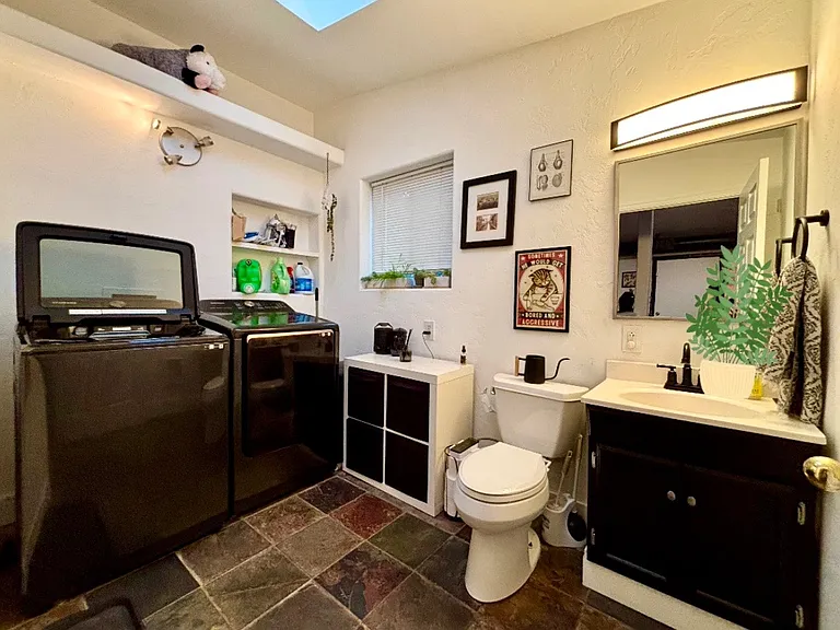 Downstairs additional bathroom and laundry room
