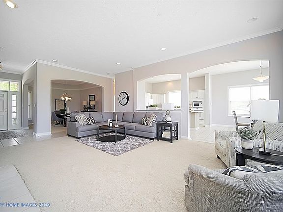 The open concept floorplan allows for grand entertaining and everyday living.