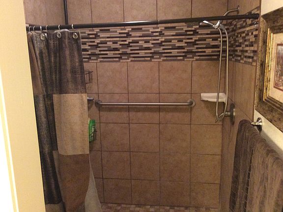 New master tile shower