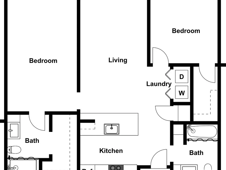 2 Bedroom A 2 Bedroom A