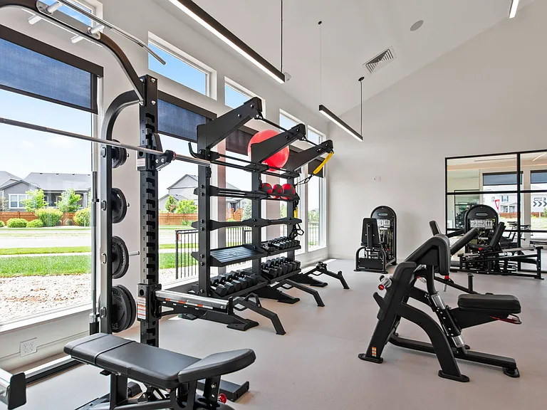 Expansive, state-of-the-art 24-hour fitness center.
