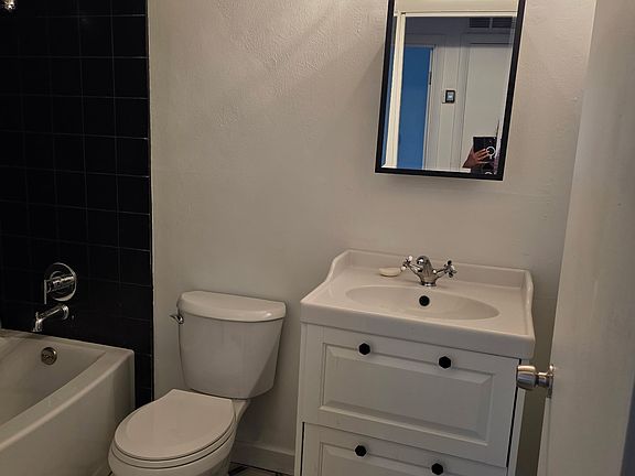 Hallway bathroom