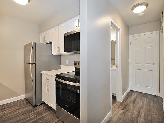 White cabinets & countertops