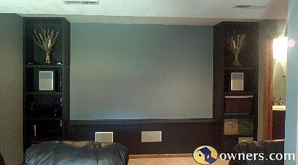 100" Screen Theatre Room