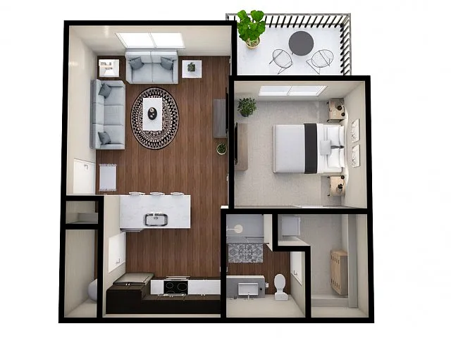 Floor plan The Waldo