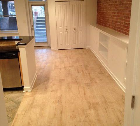 From the laundry/bath area looking to the entrance.