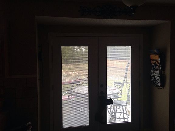 French doors w louvrers