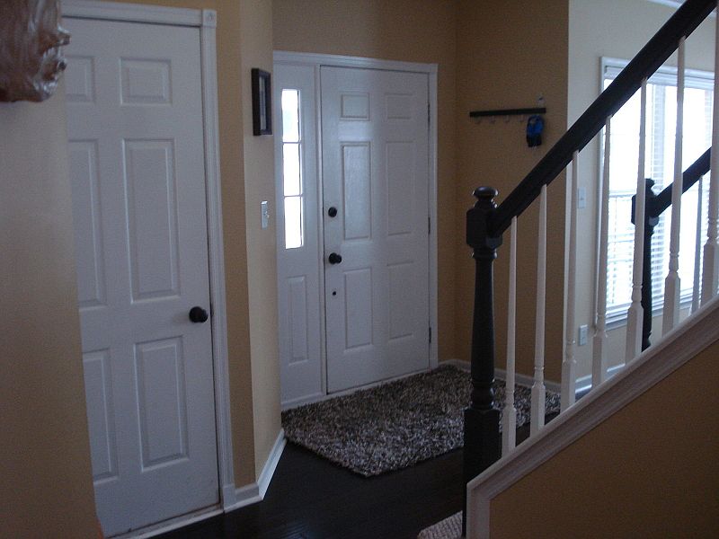 Bright entry foyer
