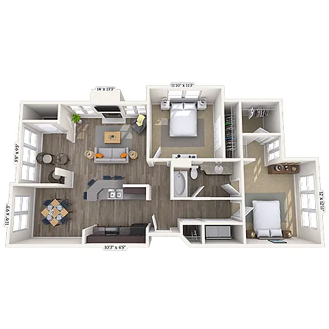Floor plan 21A