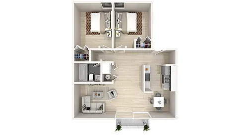 Floor plan 2x1 WD