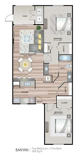 Floor plan The Banyan