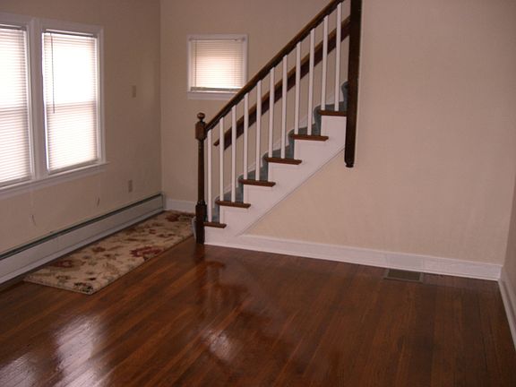 Living room and staircase