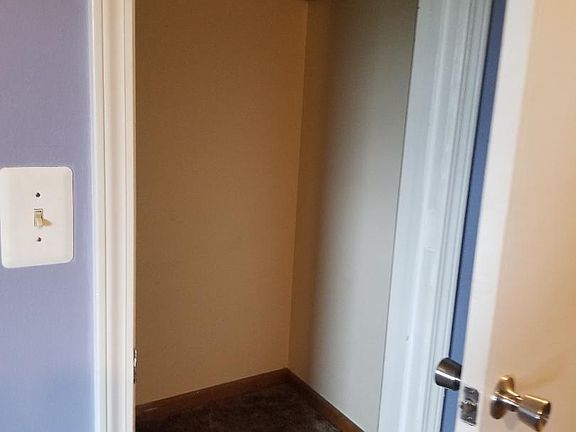 walk in closet in master bed.