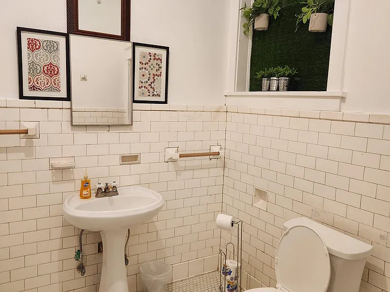 Downstairs Bath #2 with bathtub/shower for rooms #4 and #5