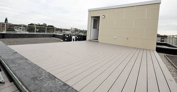 roof deck patio area
