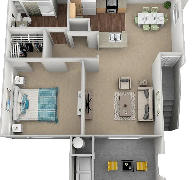 Plan 1 Floorplan Diagram