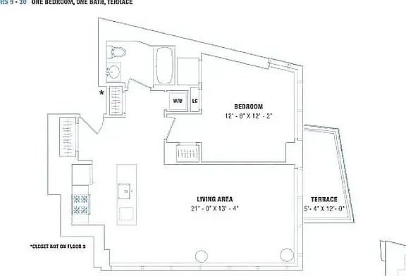 2nd image of 306 W 48th St APT 25C