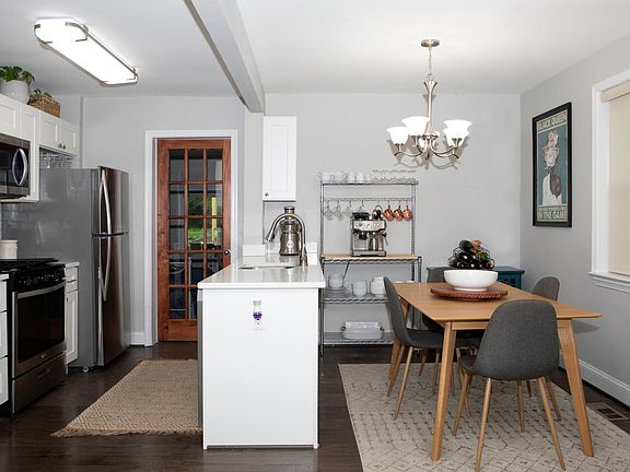 Kitchen and dining area; open layout