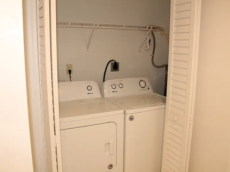 Laundry room in unit