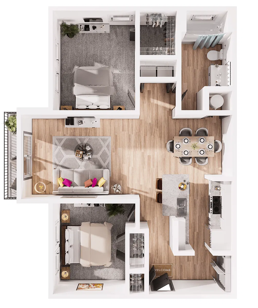 Floor plan B1A