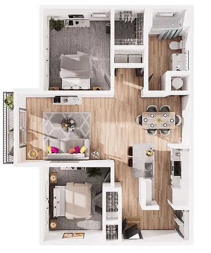 Floor plan B1A